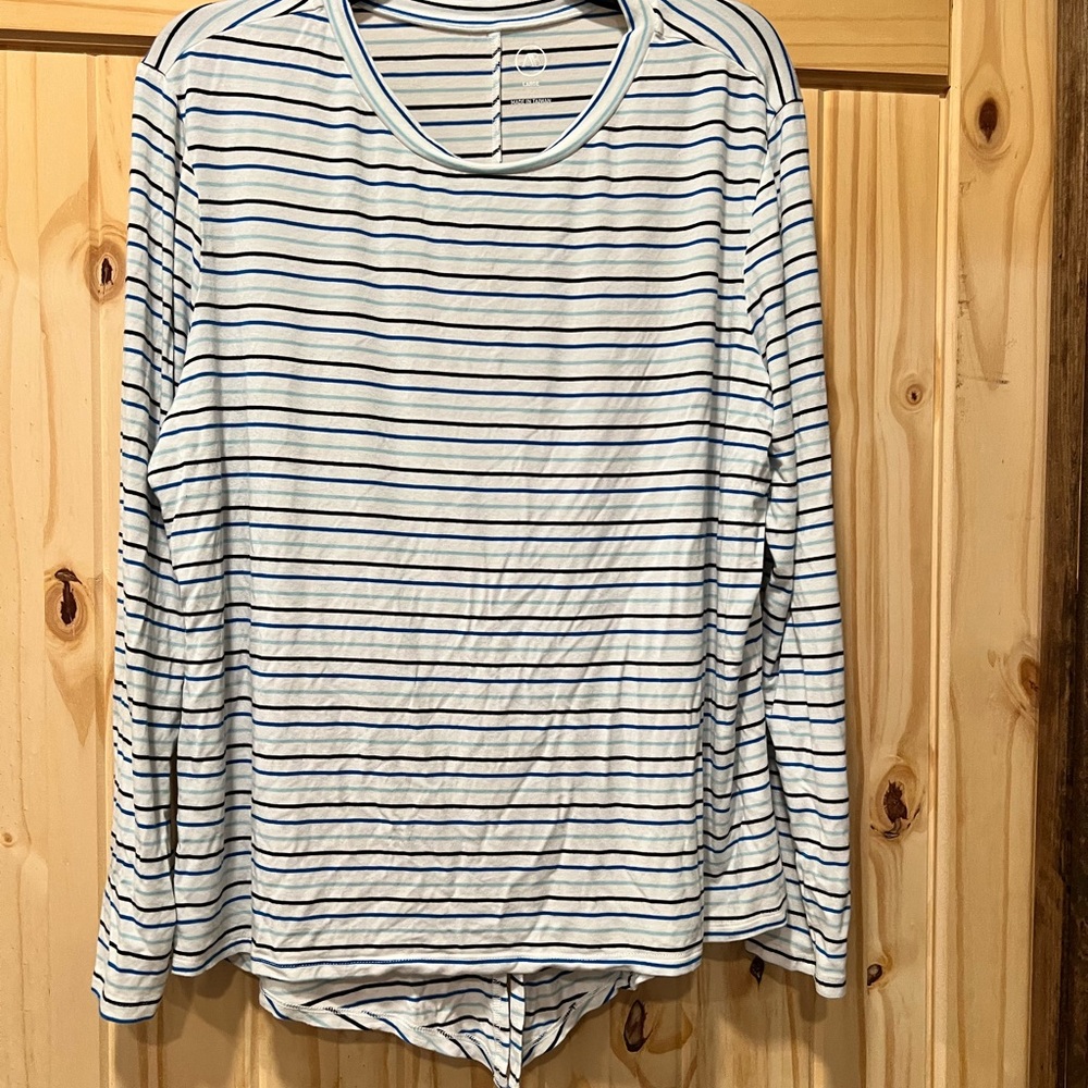 AB Striped Long Sleeve Top